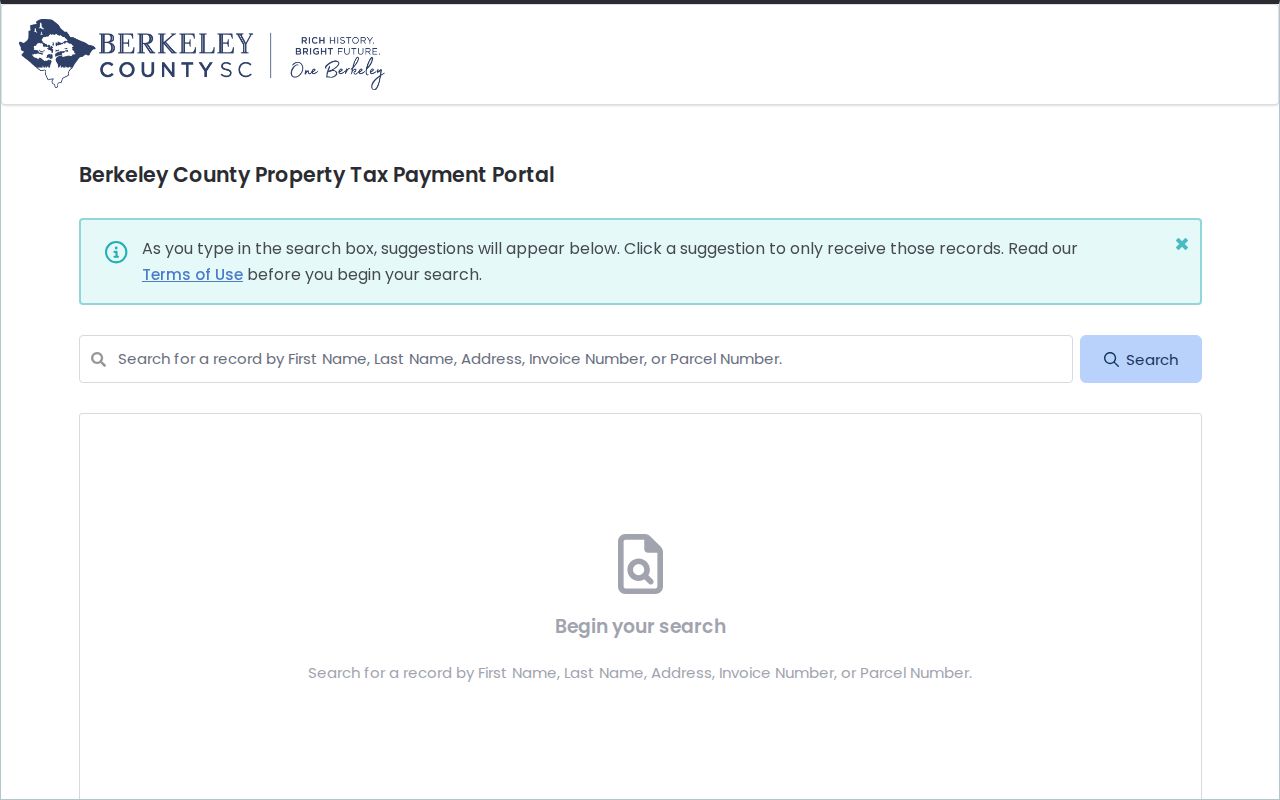 Goose Creek residents directory Berkeley County tax portal